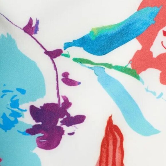 NWT BLACK HALO SEDORA WATERCOLOR FLORAL COCKTAIL DRESS-SIZE 10 - Picture 7 of 8